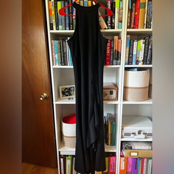 Women’s High Neck Evening Cocktail Dress - Picture 3 of 8